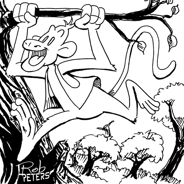 Daily Drawing Monkey 17 Rob Peters Illustration And