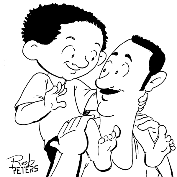 Daily Drawing: Father & Child 4 - Rob Peters Illustration BlogRob