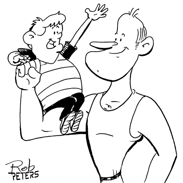 Daily Drawing: Father & Child 13 - Rob Peters Illustration BlogRob