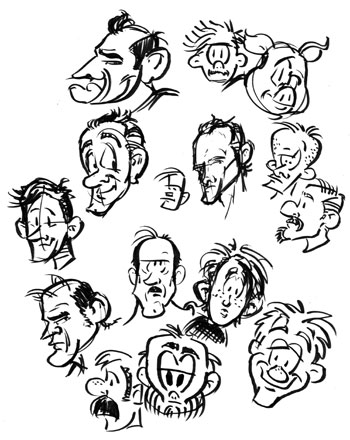 Doodle Faces - Rob Peters Illustration BlogRob Peters Illustration Blog