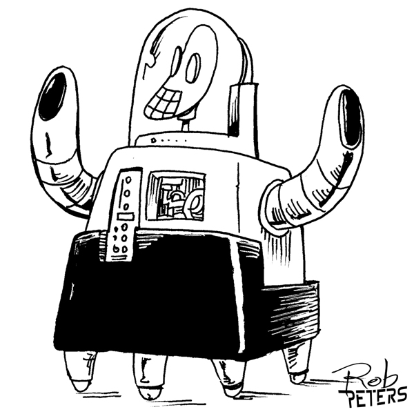 Daily Drawing: Robot 20 - Rob Peters Illustration BlogRob Peters ...