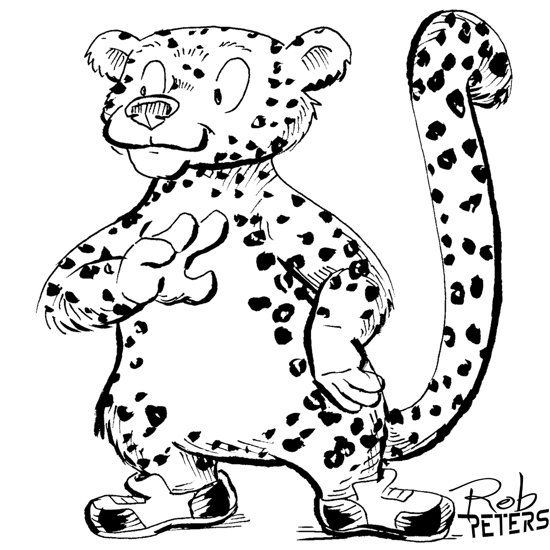 Daily Drawing: Leopard 20 - Rob Peters Illustration BlogRob Peters ...