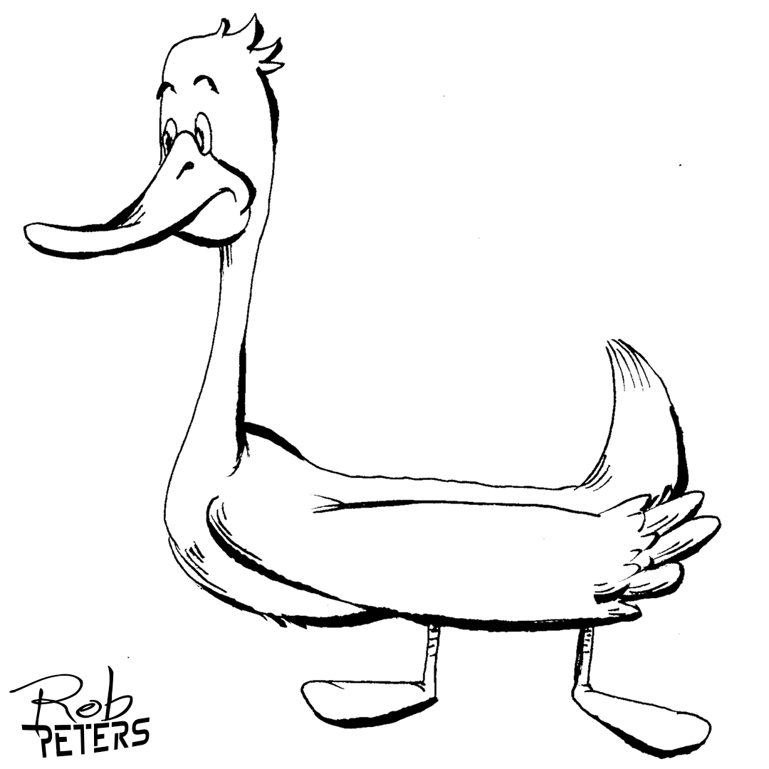 Daily Drawing: Goose 5 - Rob Peters Illustration BlogRob Peters ...