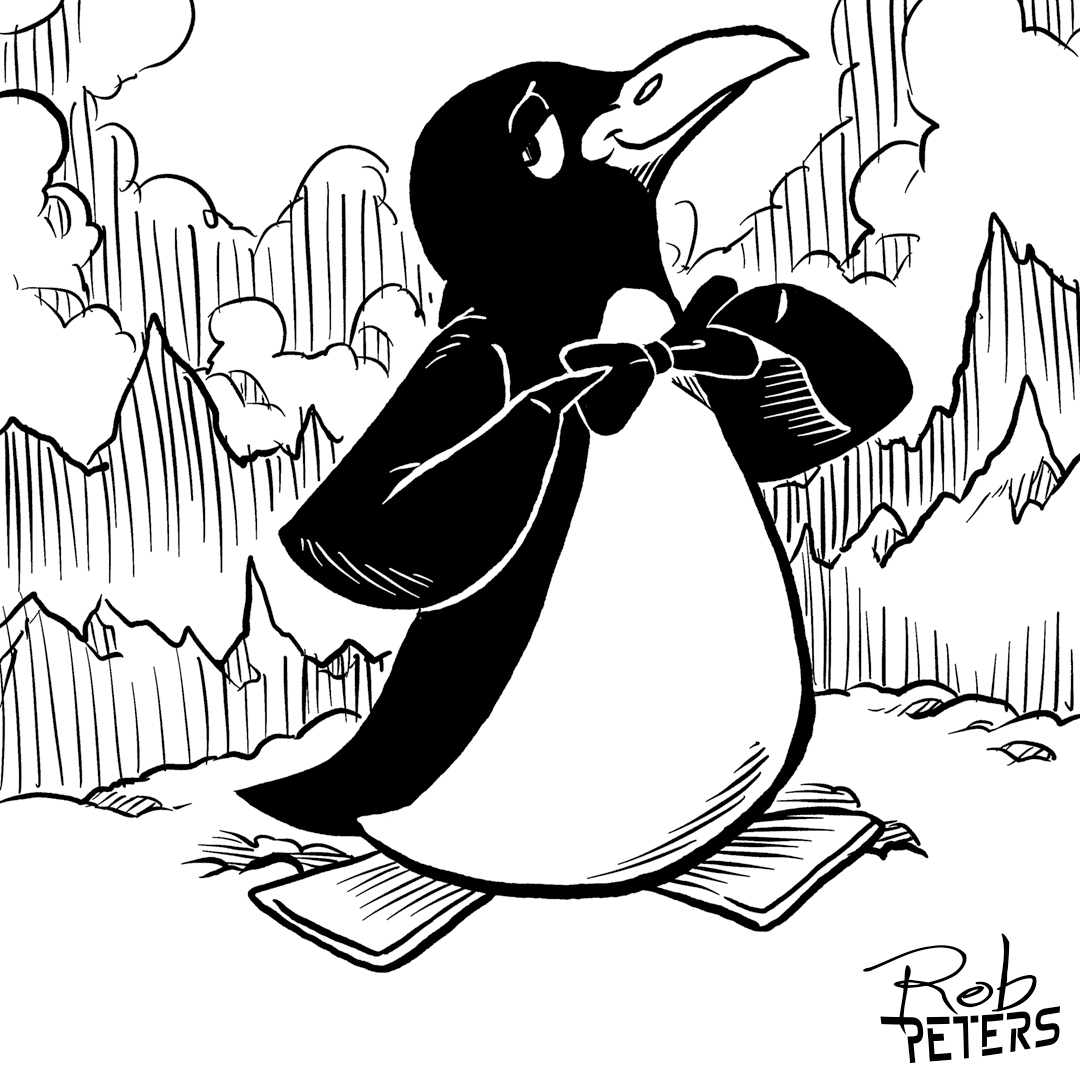 Daily Drawing: Penguin 1 - Rob Peters Illustration BlogRob Peters ...