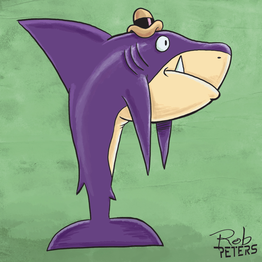 Daily Drawing Shark 19 Rob Peters Illustration BlogRob Peters