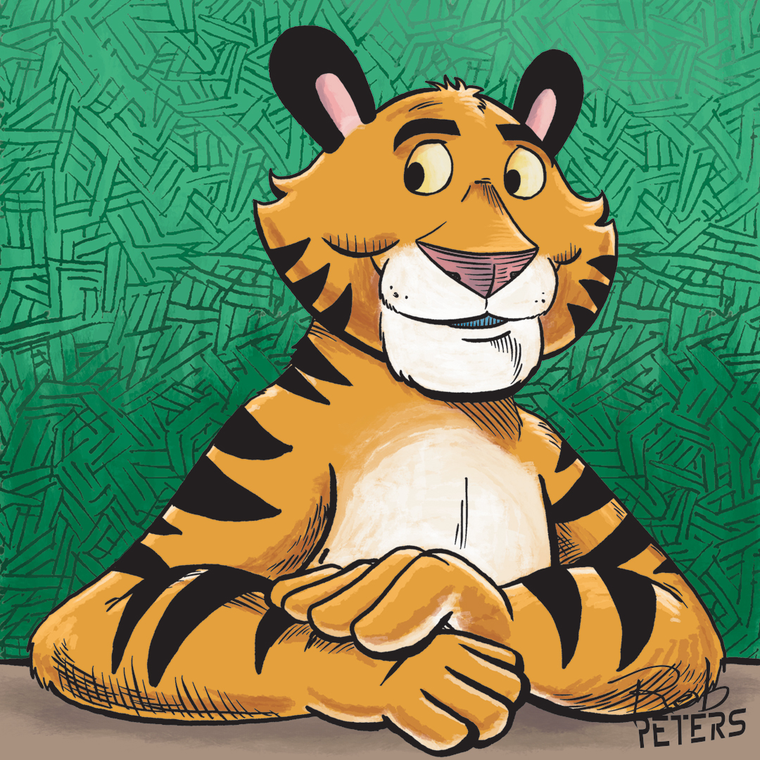 Daily Drawing: Tiger 2 - Rob Peters Illustration BlogRob Peters ...